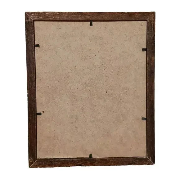 VNT Legend Of The Sand Dollar Maplewood Frame RED Shadowbox Decor Art Coastal